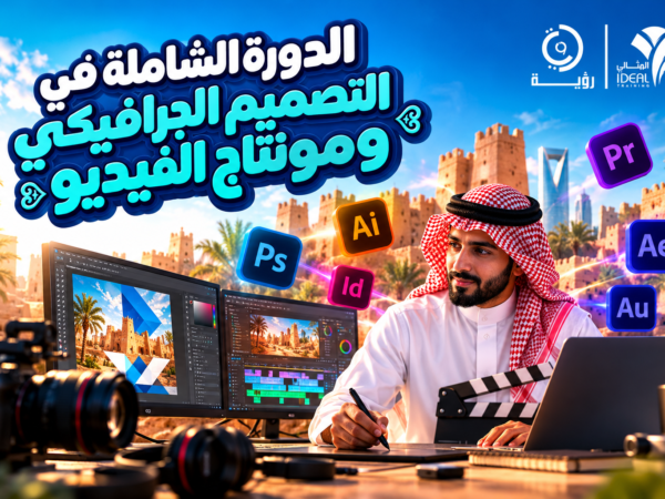 الدورة الشاملة في التصميم الجرافيكي ومونتاج الفيديو